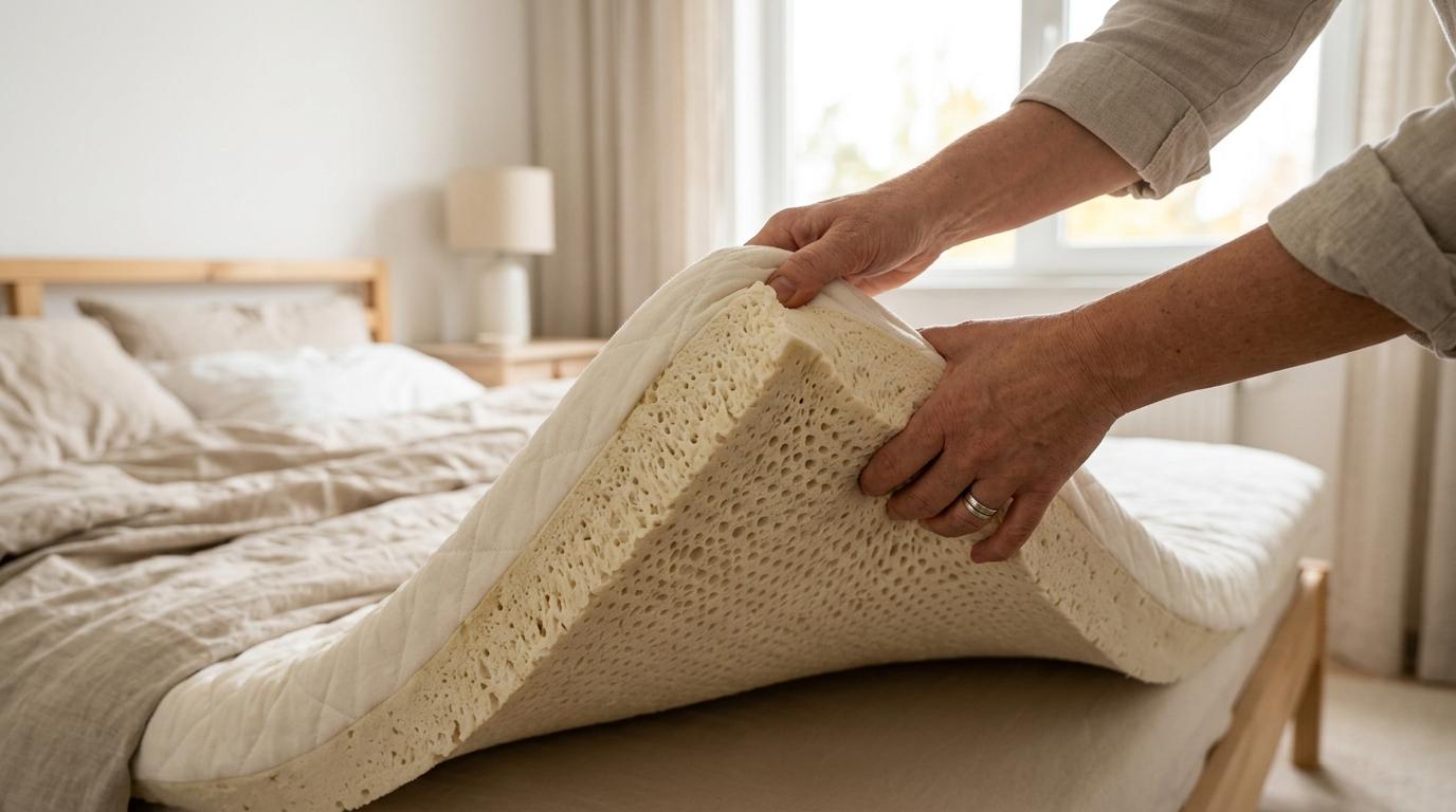 Talalay vs. Dunlop latex: Hvilken latex-topmadras skal du vælge (komfort, holdbarhed og pris)?